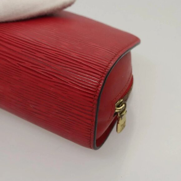 LOUIS VUITTON Epi Dauphine PM Pouch Castilian Red M48447 LV Auth th5819 - Picture 15 of 16